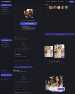 DeepSwaper Homepage 2
