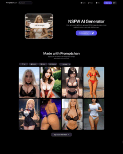 PromptChan homepage 1