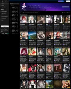 SpicyChat Homepage 1